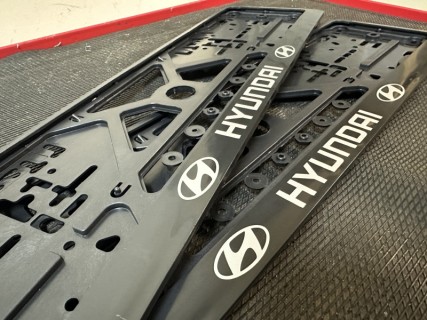 2PCS x Number Plate Surround Holder - HYUNDAI