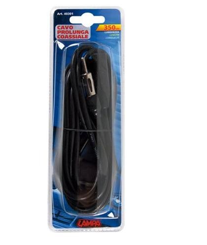 Coaxial extension cable, 350cm