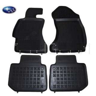 Rubber floor mat  set Subaru XV (2011-2019) with edges
