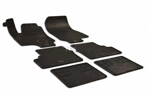 Rubber floor mat set Opel Zafira 7-seats (1999-2005)