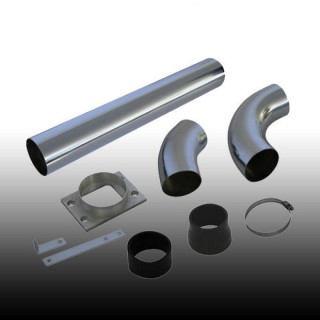 High-flow air filter mounting kit