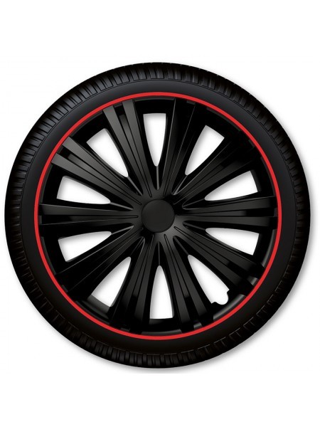 Wheel cover set - HERO GTR BLACK 14