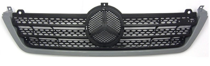 Radiator grill Mercedes-Benz Sprinter (2003-2006) with steel molding trim