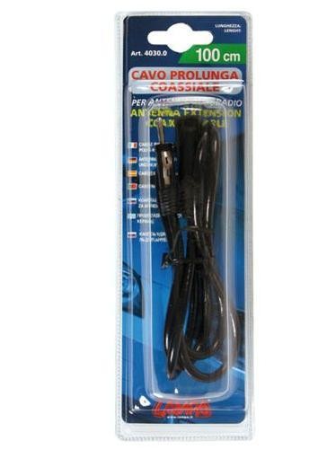 Coaxial extension cable, 100cm