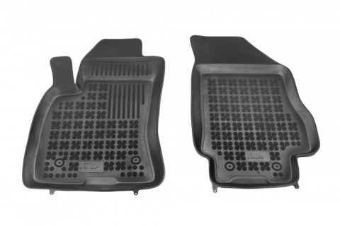Rubber floor mats set Fiat Doblo (2009-2016) with edges