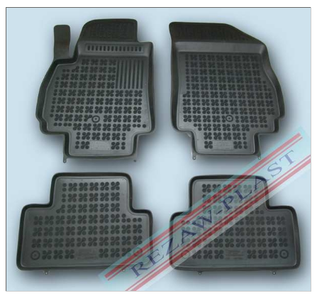 Rubber floor mat  set Chevrolet Orlando (2010-20105) with edges