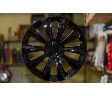 Hubcap set  - DELTA BLACK, 16" 