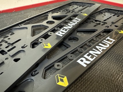 2PCS x Number Plate Surround Holder - RENAULT