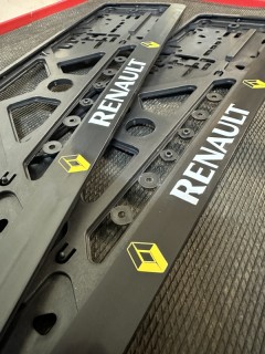 2PCS x Number Plate Surround Holder - RENAULT