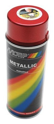 Paint red metalic, 400ml.