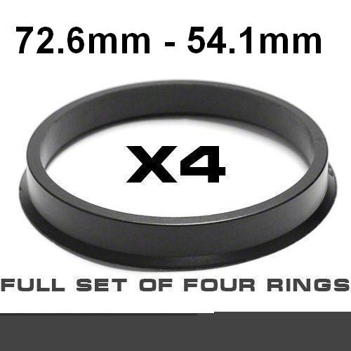 Wheel hub centring ring 72.6mm ->54.1mm