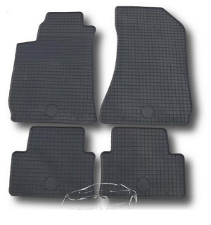 Rubber floor mats set Alfa Romeo 159 (2005-2011)