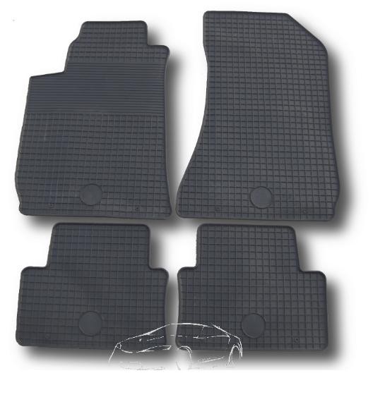 Rubber floor mats set Alfa Romeo 159 (2005-2011)