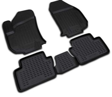 3D Rubber floor mat  set  Opel Zafira A (1999-2005)/ Zafira B (2005-2011) with edges 