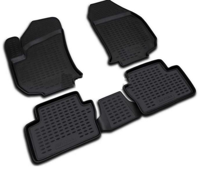 3D Rubber floor mat  set  Opel Zafira A (1999-2005)/ Zafira B (2005-2011) with edges 