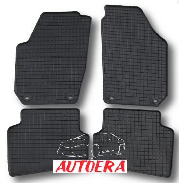 Rubber floor mats set  Skoda Fabia (2007-2014) 