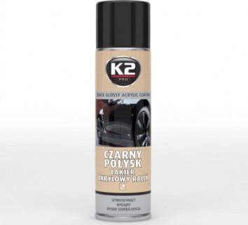 Black acryl varnish - K2 PRO, 500ml.