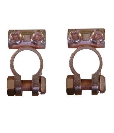 Battery clamp set