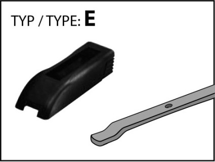 Front wiperblade set by BOSCH, 60cm+45cm
