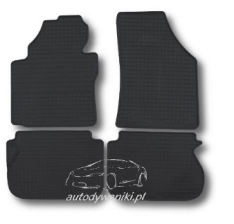 Rubber floor mats set for VW Caddy Maxi Life (2008-)