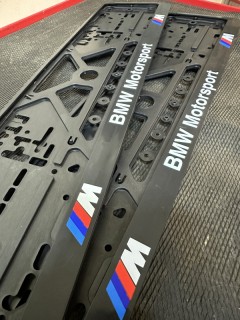 2PCS x Plate number holder - BMW Motorsport
