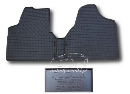 Rubber floor mats set Citroen Jumpy  (2007-) 