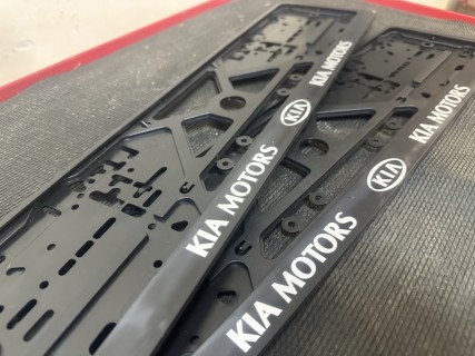 2pcs x Plate number holder - KIA MOTORS