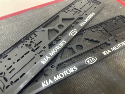 2pcs x Plate number holder - KIA MOTORS