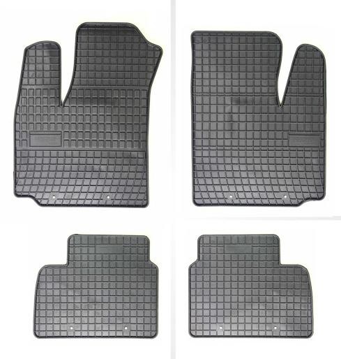 Rubber floor mats set Fiat Doblo (2001-2008)