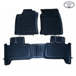 Rubber floor mats set Toyota Land Cruiser 120 (2002-2009)