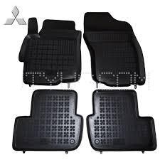 Rubber floor mat set   Mitsubishi Lancer (2007-2014), with edges