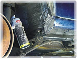 Underbody protection bitumen APP U 200 UBS (grey color), 500m