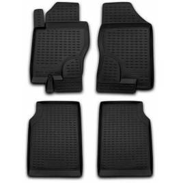 Rubber floor mat  set Nissan Navara (2005-2010)
