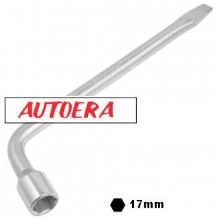 Wheel nut wrench "L" type 17mm