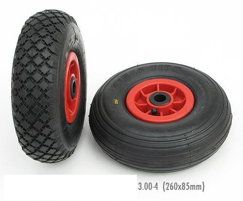 Tyre with bearing 3.00 - 4 (260x85)
