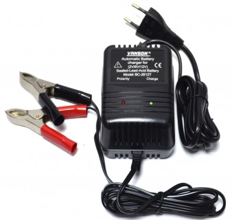 Charger for consumer battery (2V/6V/12V) - Vanson