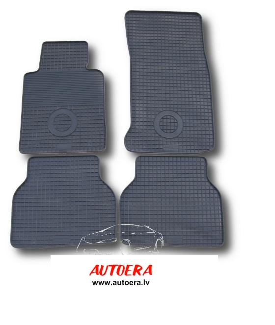 Rubber floor mats set BMW 3-serie E46 (1998-2004) 