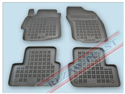 Rubber floor mat set   Mitsubishi Lancer EVO  (2007-) with edges
