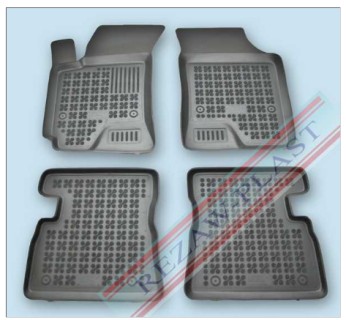 Rubber floor mat  set Hyundai Getz (2003-2010) with edges