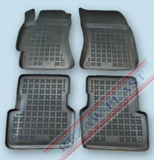 Rubber floor mat Subaru Impreza (2001-2008)/Forester (2003-2008) with edges