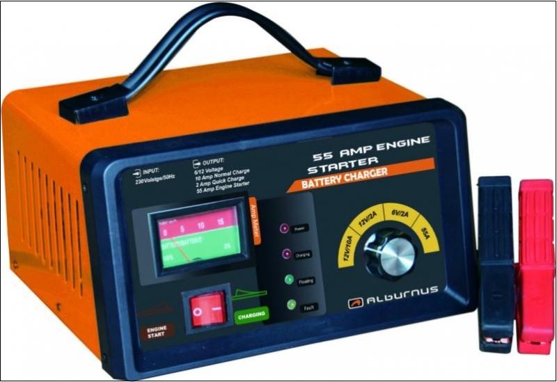 Battery BOOSTER 55Ah & Battery Charger 2-10A, 6V/12V