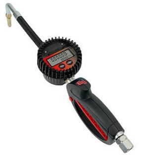 Oil pump gun with digital meter