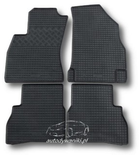 Rubber floor mats set Fiat Doblo (2009-) 