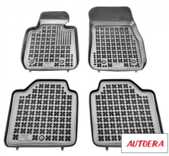 Rubber floor mats set BMW 3-serie F34 GT (2013-2020), with edges