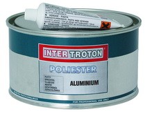 Aluminium polyester putty - TROTON ALUMINIUM, 1.8kg. 