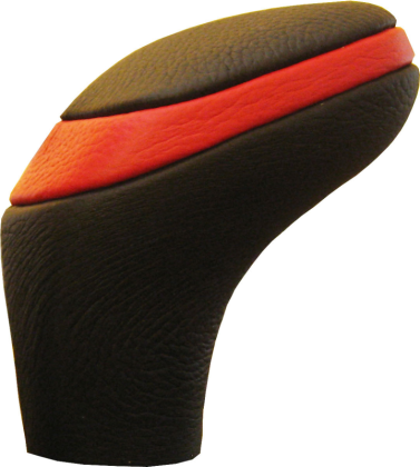 Gearbox knob, black/red  