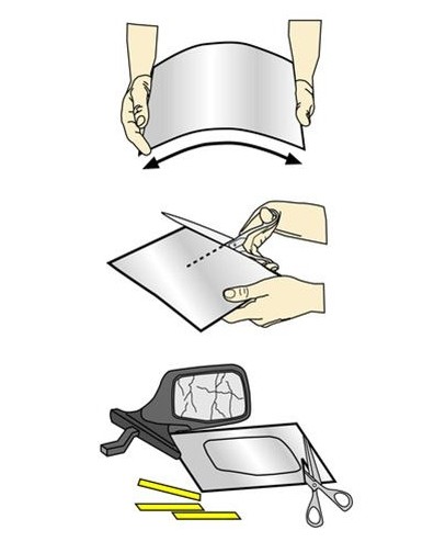 Side-mirror repair kit 