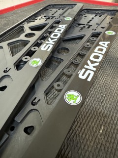2pcs Plate number holder - SKODA