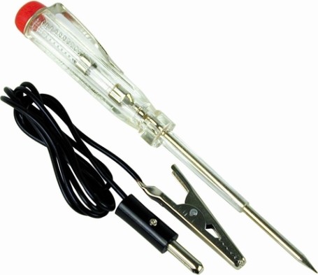 Battery screwdrive type tester, 6-24V