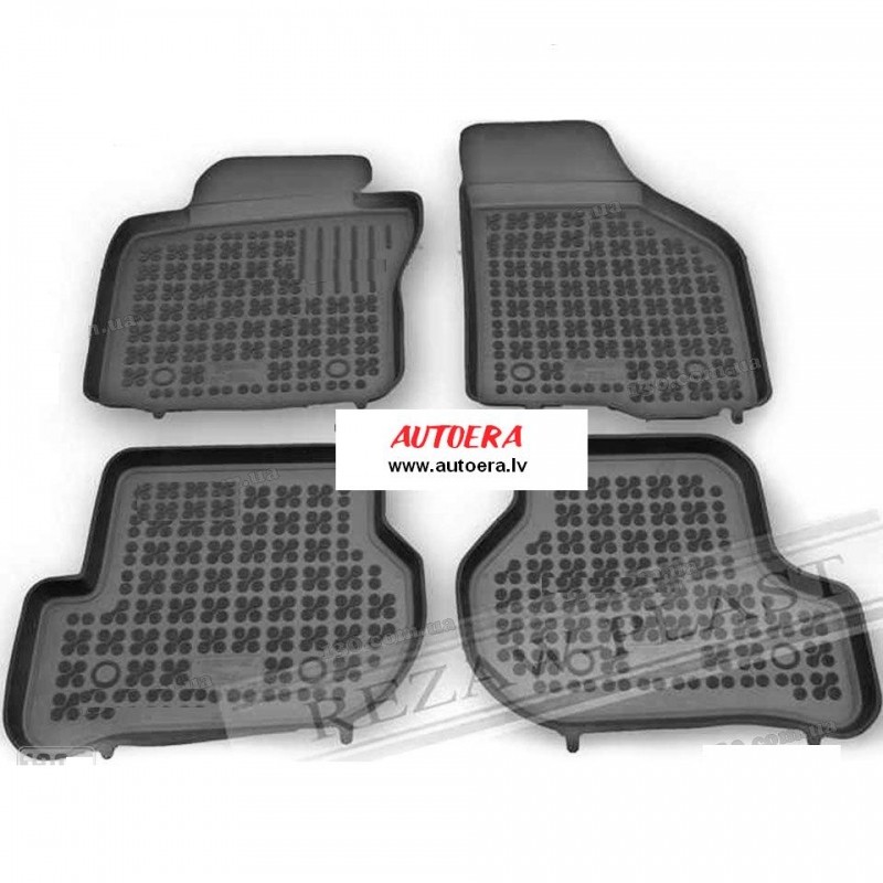 Rubber floor mat set Skoda Octavia II (2004-2008)